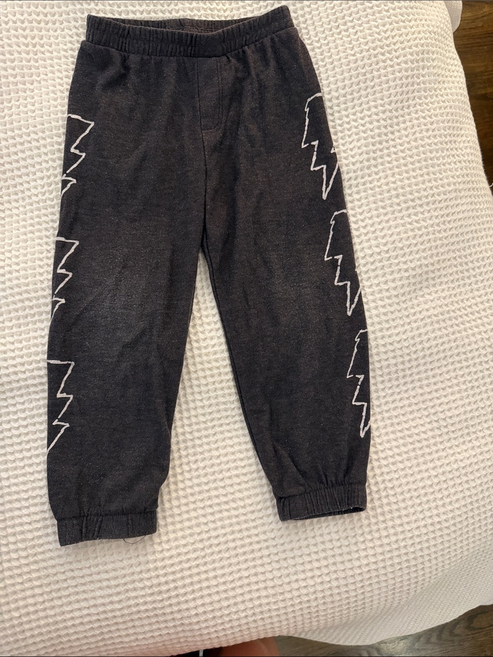 Chaser Black Joggers with White Lightning Side Trim